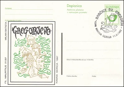 BARČICE SV. GREGORJA